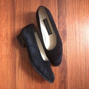 Mario Valentino black suede shoes